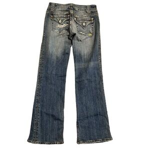 Miss Me Y2K Jeans Bootcut Distressed Size 29 Mid Rise